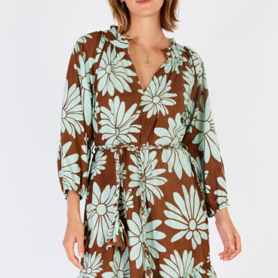 IBSA Edmonton Frill Dress Coffee