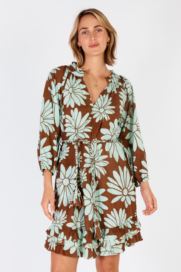 IBSA Edmonton Frill Dress Coffee