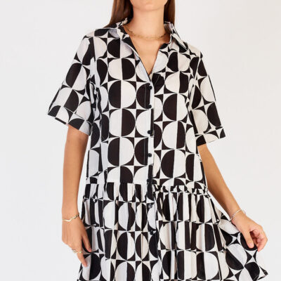 IBSA Ottowa Button Dress White