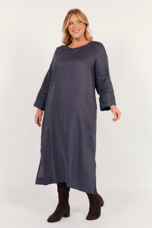 Adrift Jarla Linen Midi Dress