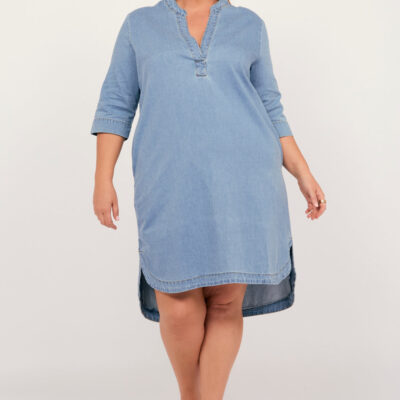 Adrift Lana Chambray Short Dress
