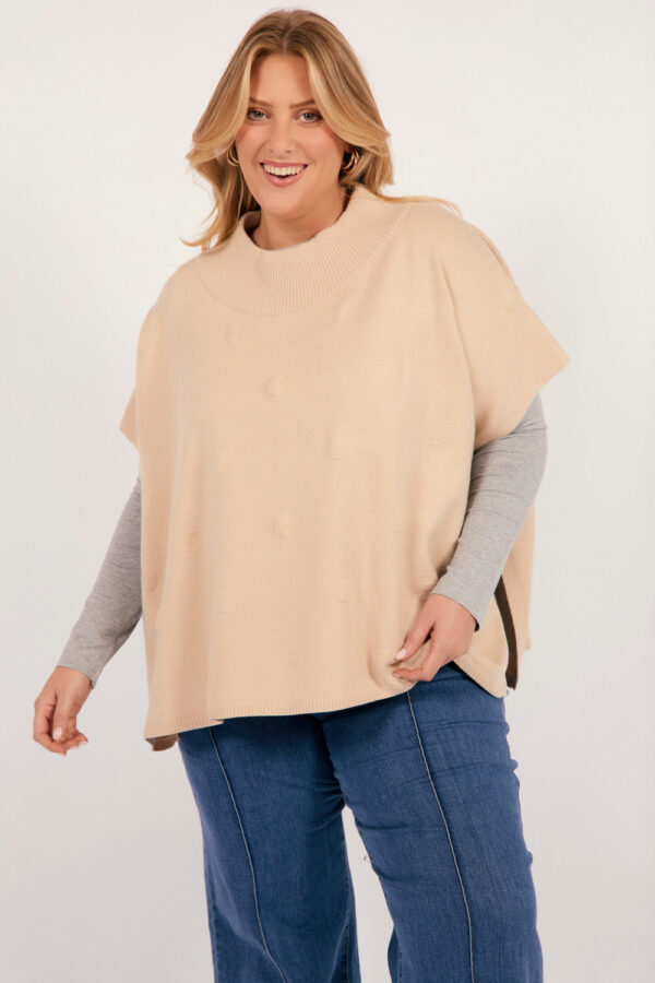 Adrift Masa One Size Knit Poncho