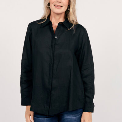 Adrift Oversized Linen Boyfriend Shirt 2.0
