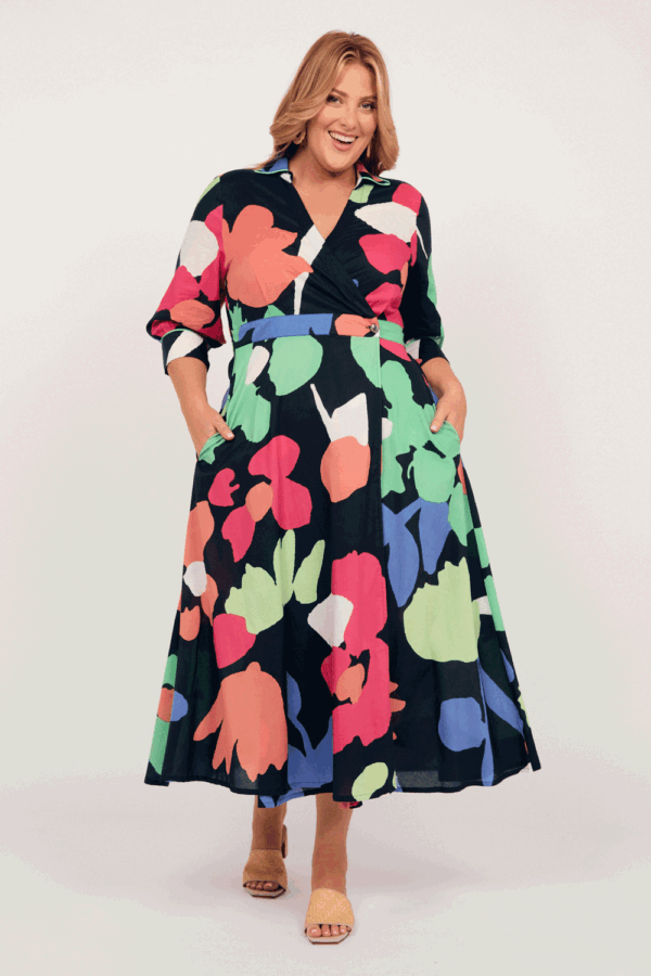 Adrift Wendy Wrap Dress