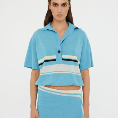 Christopher Esber Straccio Knitted Clean Polo
