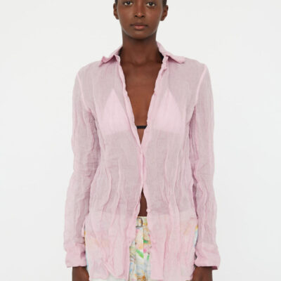 Christopher Esber Crushed Side Tie Shirt