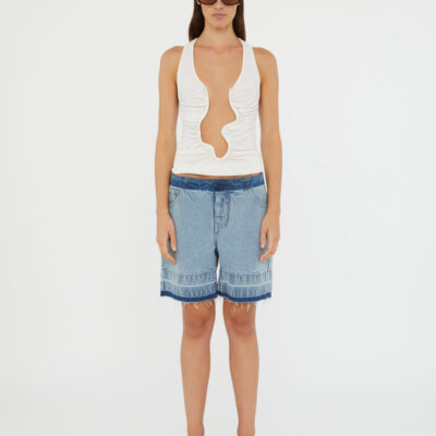 Christopher Esber Deconstruct Denim Short