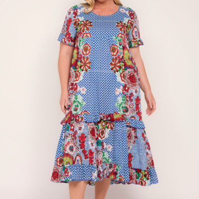 Adrift Sabre Frill Dress