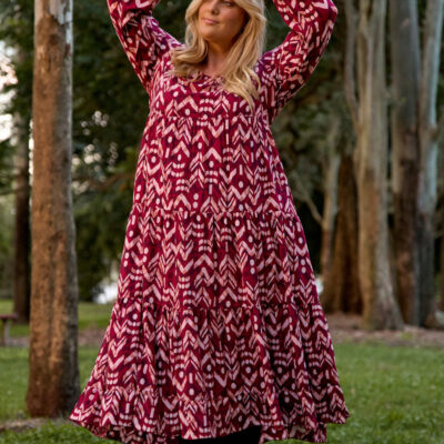 Adrift Sabre Long Sleeve Dress