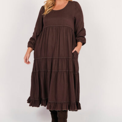 Adrift Sabre Tencel Maxi Dress