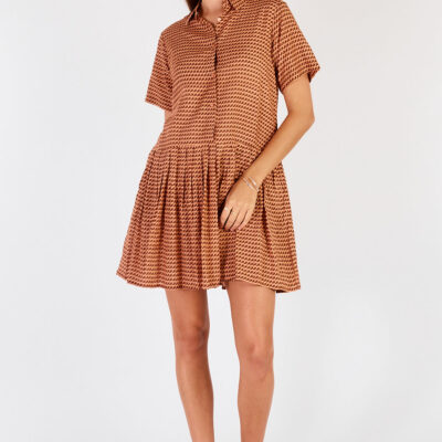 Cowgirl Surfer Torus Pleated Mini Chocolate