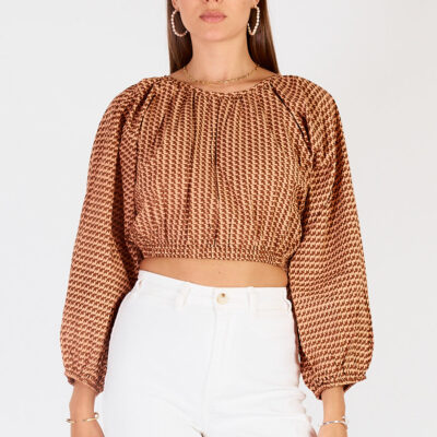 Cowgirl Surfer Torus Top Chocolate