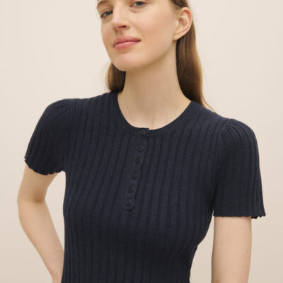 Kowtow Henley Knit Top