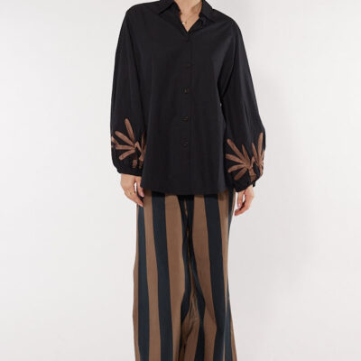 Itami Cassis Flare Brown Stripe