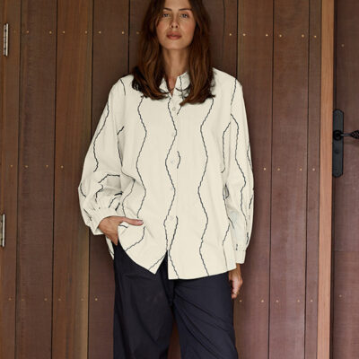 Itami Lille Shirt ZigZag Cream
