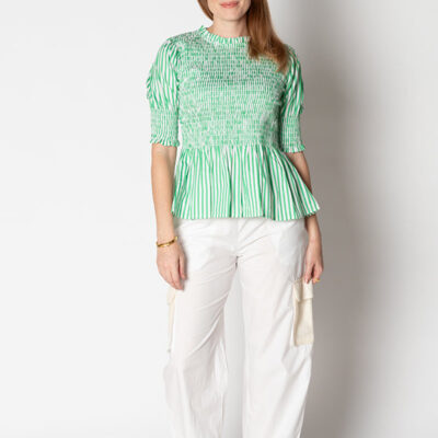 Itami Crochet Cargo Pant White