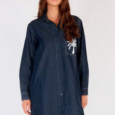 Itami Marseille Shirtdress Denim