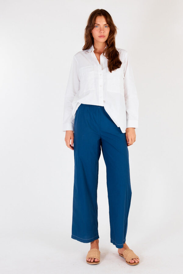 Itami Pamplone Contrast Pant Navy
