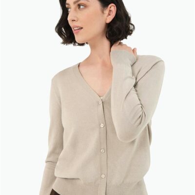FORCAST Nicolette V-neck Knit Cardigan