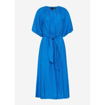 David Lawrence Tris Tie Waist Dress
