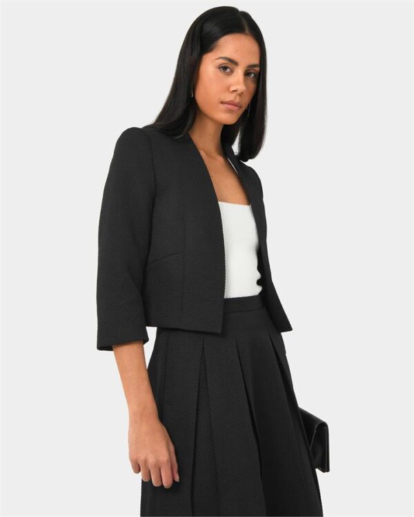 FORCAST Harriet Jacquard Crop Jacket