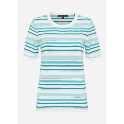 David Lawrence Liz Pointelle Knit Top