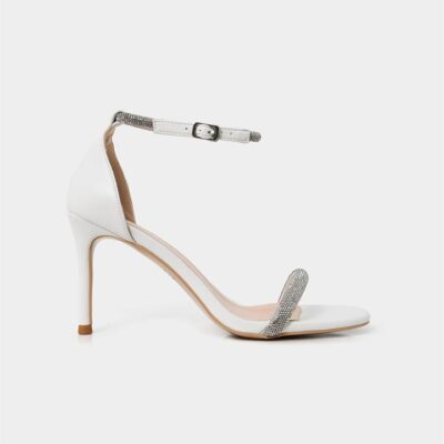 FORCAST Kendall Crystal Strap Heels