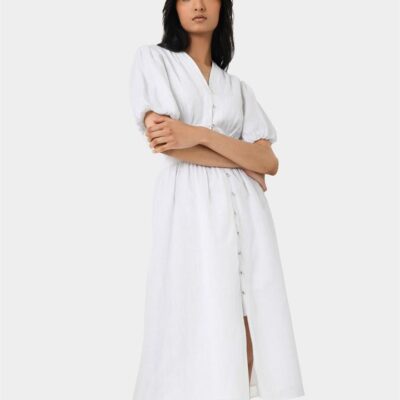 FORCAST Fernanda Linen Dress