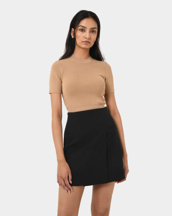 FORCAST Nikki Mini Wrap Skirt