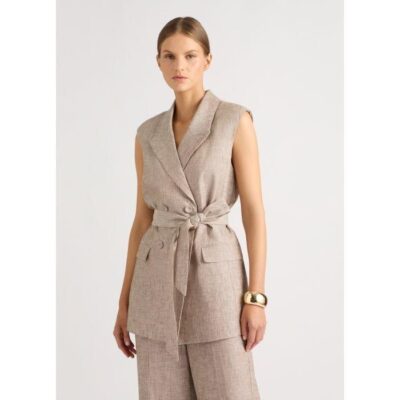 David Lawrence Marta Sleeveless Jacket