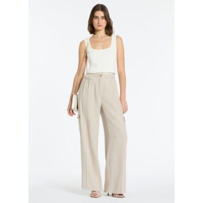 David Lawrence Emilio Linen Cargo Pant