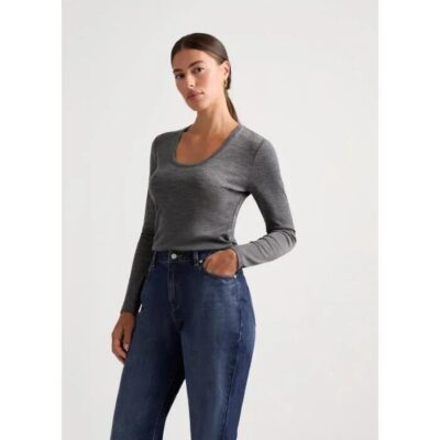 David Lawrence Marslie Long Sleeve Babywool Top