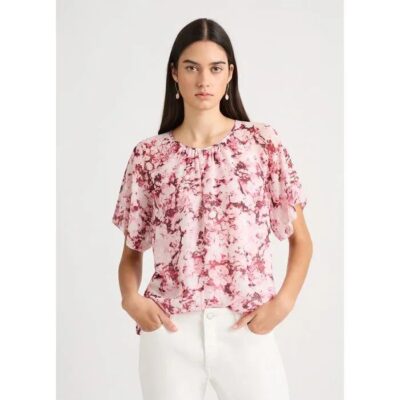 David Lawrence Lyric Silk Blouse