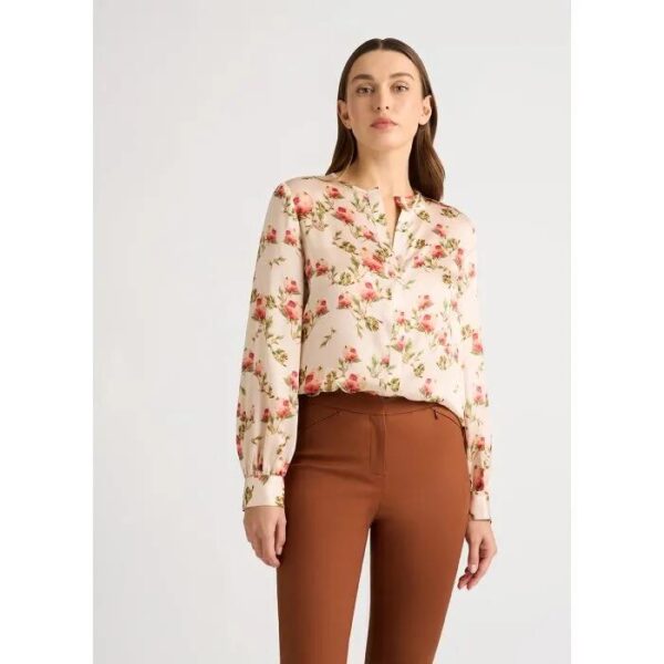 David Lawrence Tanny Silk Blouse