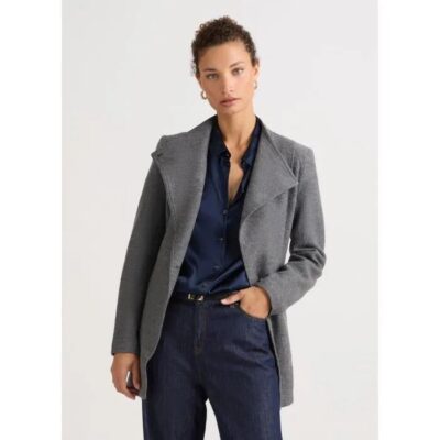 David Lawrence Luisa Felted Wool Coat