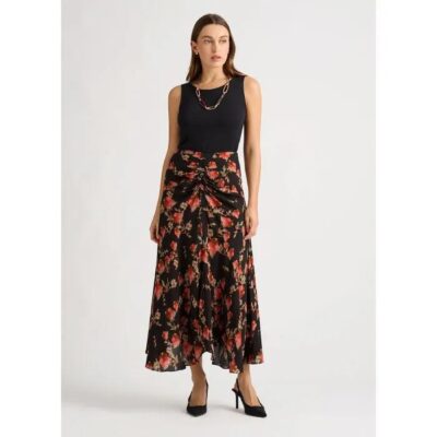 David Lawrence Tanny Viscose Skirt