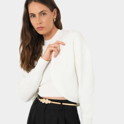 FORCAST Everleigh Cropped Cardigan
