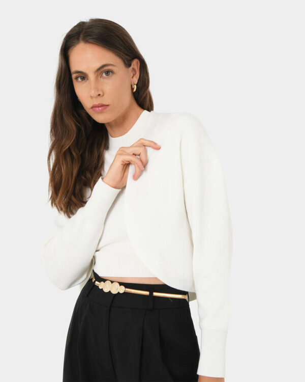 FORCAST Everleigh Cropped Cardigan