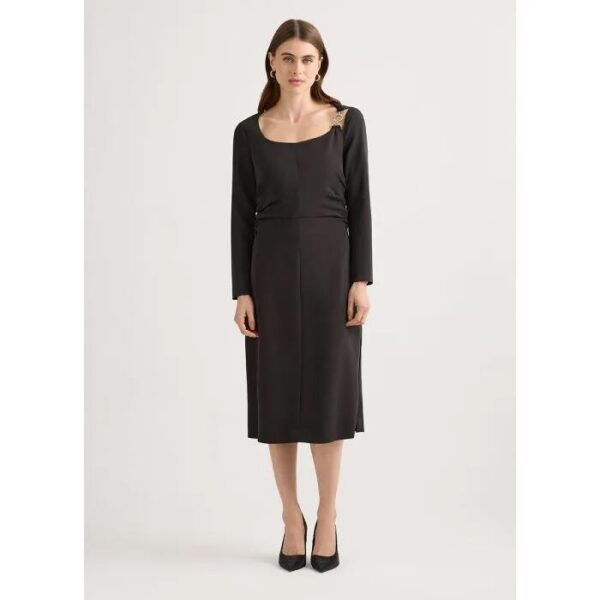 David Lawrence Chia Crepe Dress