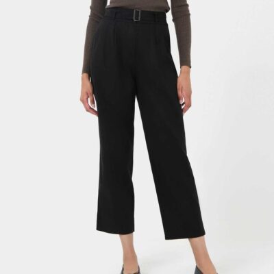 FORCAST Mazzy Cotton Belted Trousers
