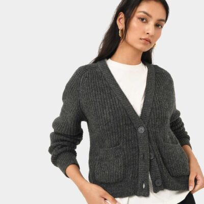 FORCAST Mel Wool Blend Cardigan