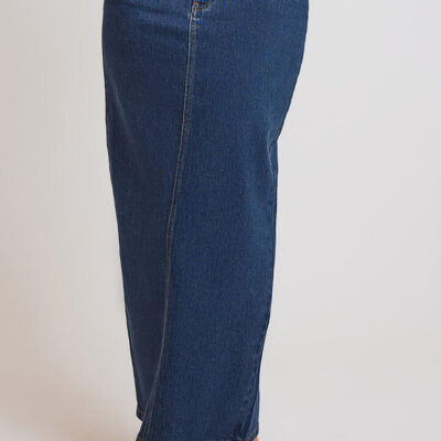 Ode Blake Denim Skirt Indigo Denim Wash