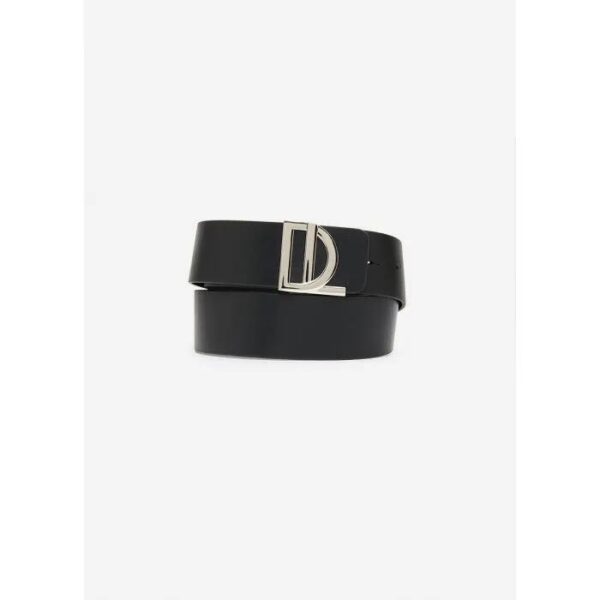David Lawrence Logo Leather Belt