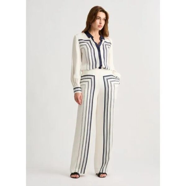 David Lawrence Astrid Geometric Palazzo Pant
