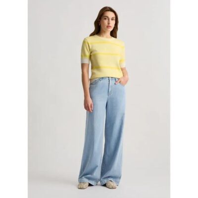 David Lawrence Malta Relaxed Wide Leg Jean