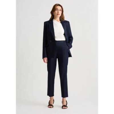 David Lawrence Phillip Linen Slim Leg Pant