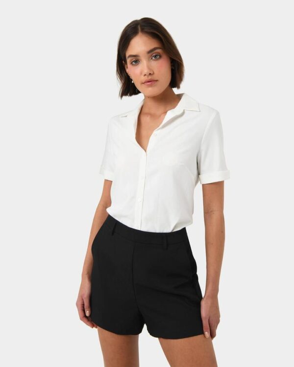 FORCAST Morgan Cuff Short Sleeve