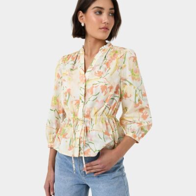 FORCAST Brielle Floral Blouse