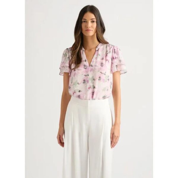 David Lawrence Viviana Viscose Floral Blouse