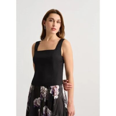 David Lawrence Tabitha Stretch Linen Tank